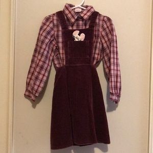 Vintage corduroy dress